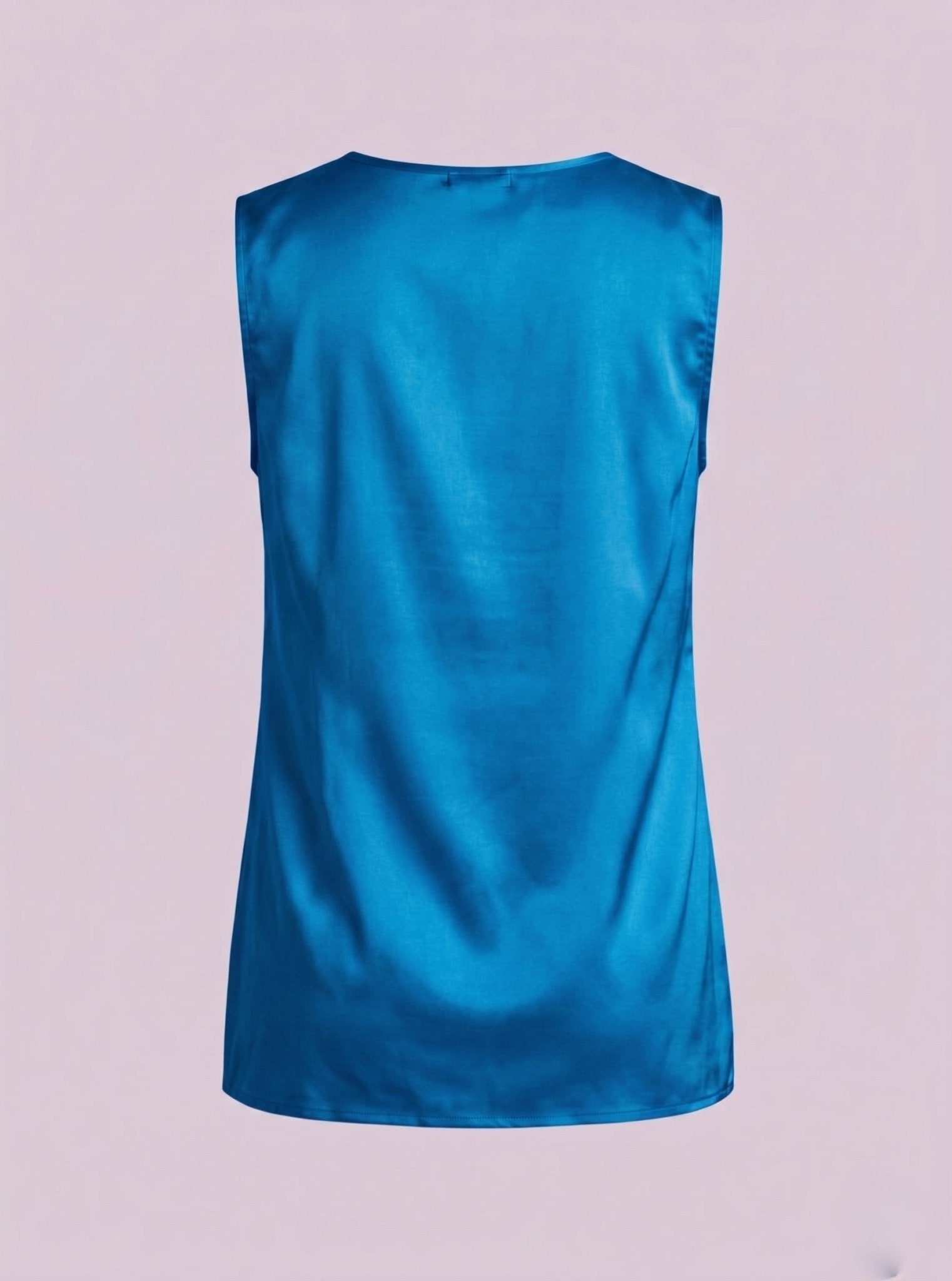 Top satin fluido con spalline ampie - Caractère