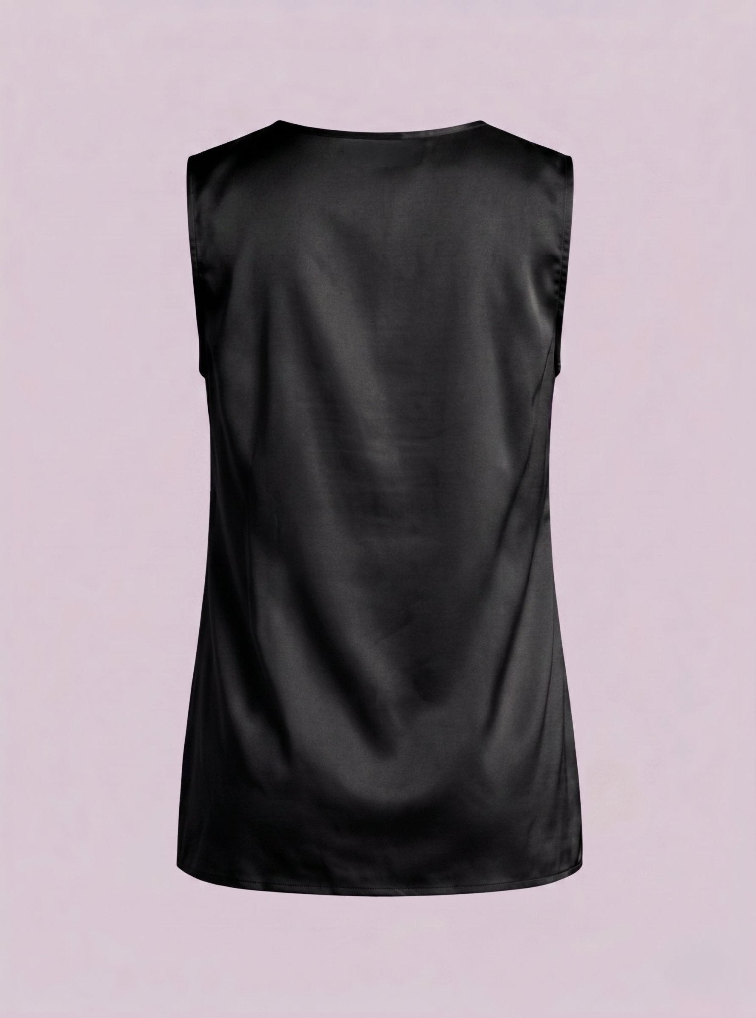 Top satin fluido con spalline ampie - Caractère
