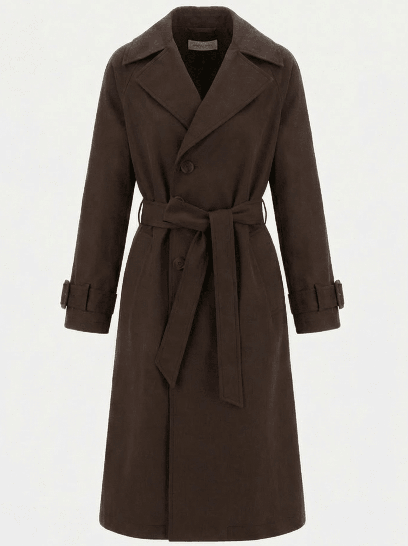 Trench Donna Midi in cotone - Caractère